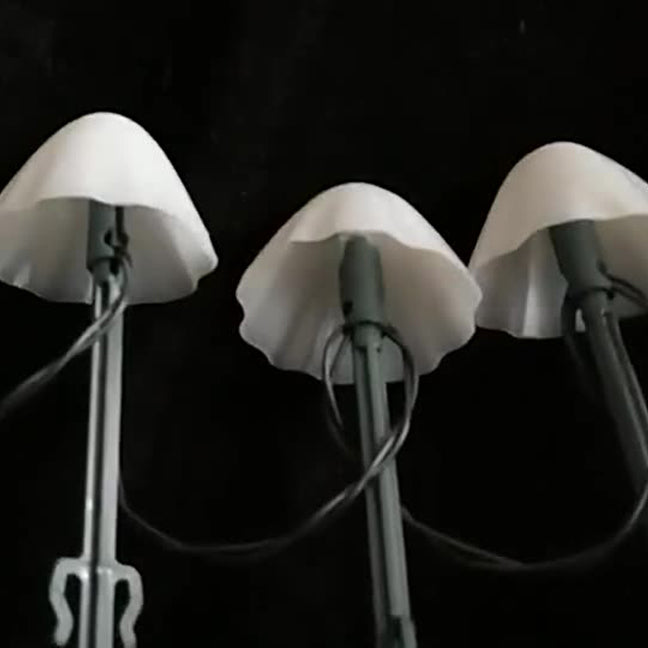 Zeitgenössische kreative Solar-Batterie wasserdicht PVC Pilz LED Außenleuchte Landschaftsbeleuchtung für Garten | Brehn
