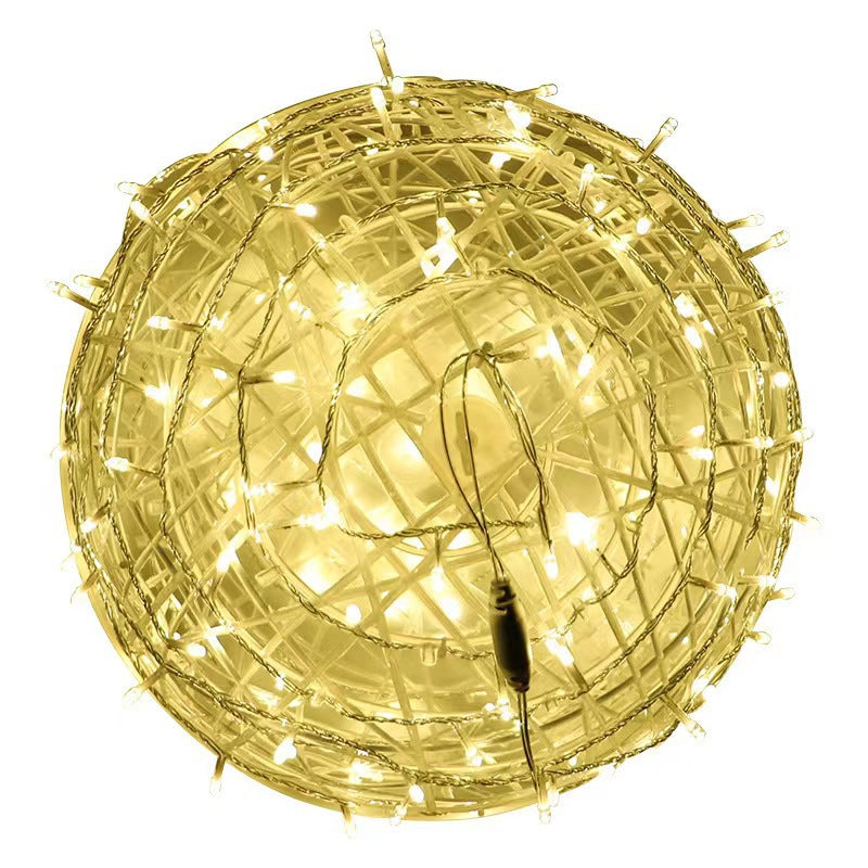 Moderne Art Deco wasserdichte PVC hängende Ball-Dekoration LED Außenpendelleuchte Außenlicht für Garten | Brehn