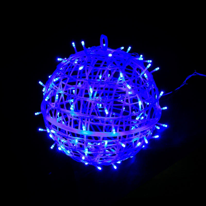 Moderne Art Deco wasserdichte PVC hängende Ball-Dekoration LED Außenpendelleuchte Außenlicht für Garten | Brehn