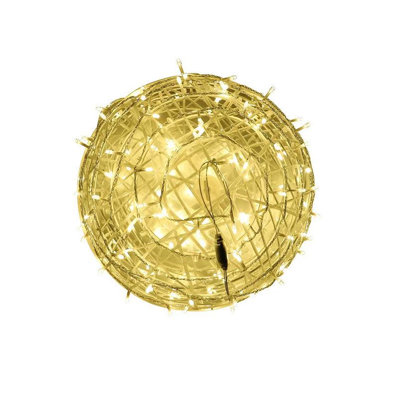 Moderne Art Deco wasserdichte PVC hängende Ball-Dekoration LED Außenpendelleuchte Außenlicht für Garten | Brehn