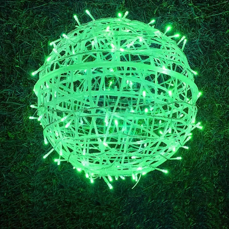 Moderne Art Deco wasserdichte PVC hängende Ball-Dekoration LED Außenpendelleuchte Außenlicht für Garten | Brehn