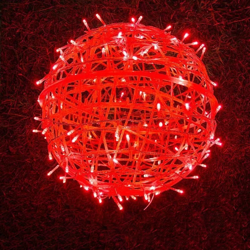 Moderne Art Deco wasserdichte PVC hängende Ball-Dekoration LED Außenpendelleuchte Außenlicht für Garten | Brehn