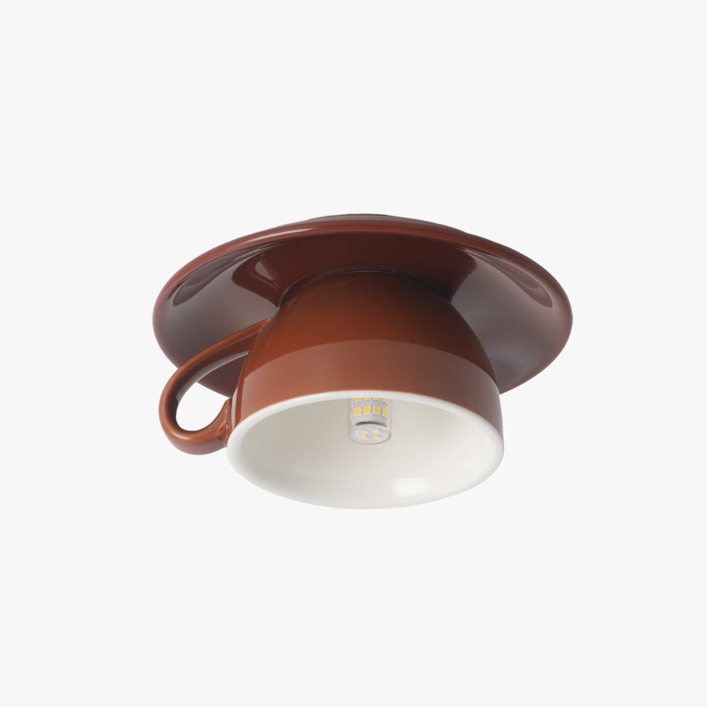 Brehn | VibrantGlow Kronleuchter - Eleganter gefärbter Keramikkronleuchter