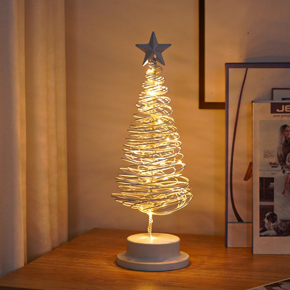 Brehn | Tischlampe mit LED-Lichtern und Metallbaum