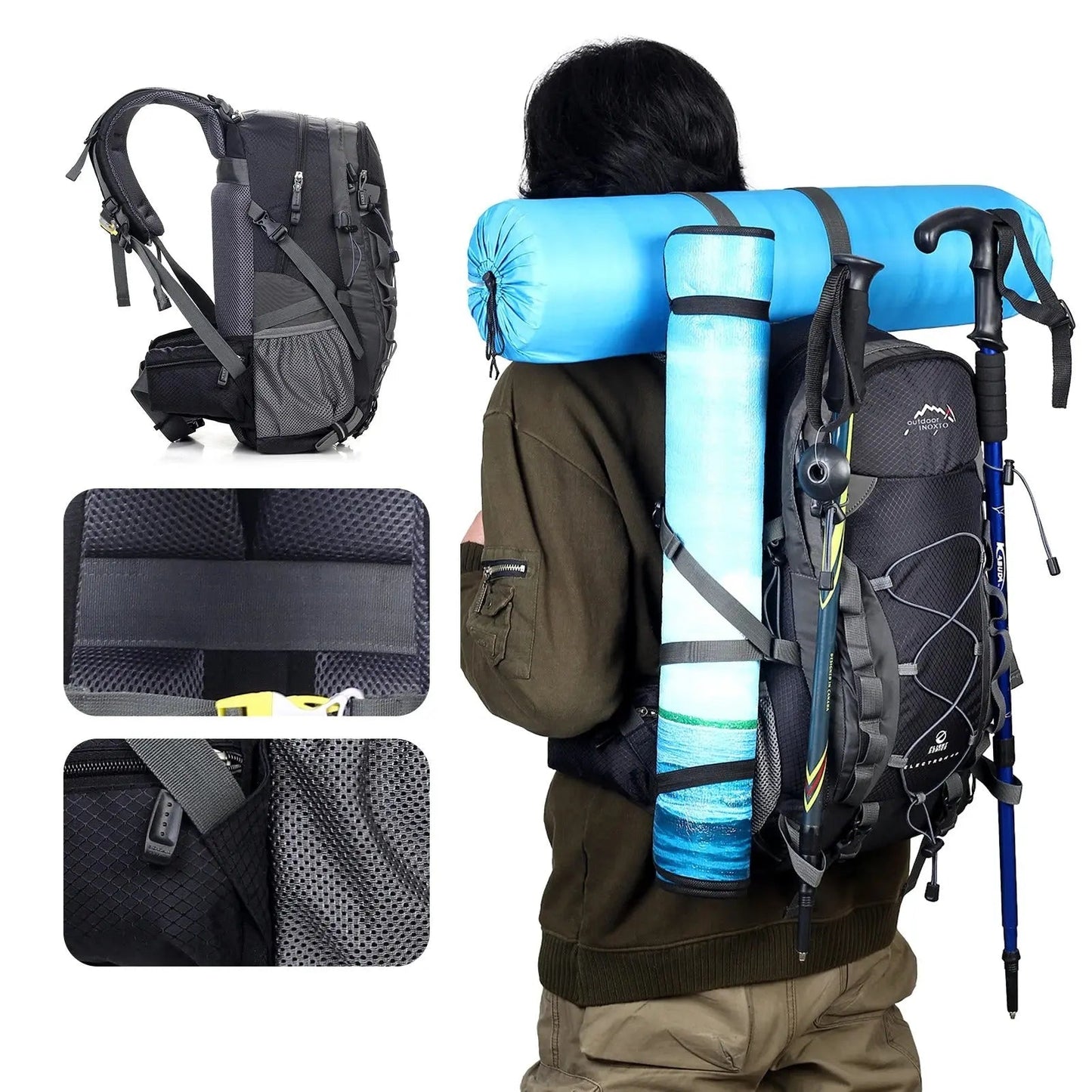 Brehn | Rucksack Pro - Outdoor - Trekking - Aufhängesystem