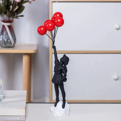 Banksy-Statue „Fliegendes Ballonmädchen“