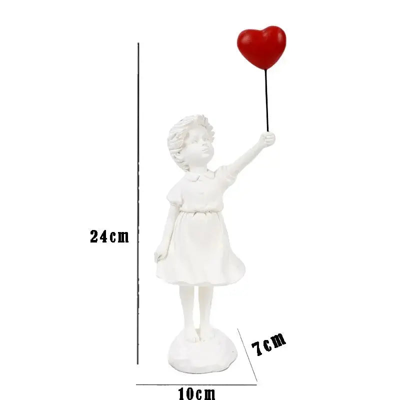 Banksy-Statue „Fliegendes Ballonmädchen“