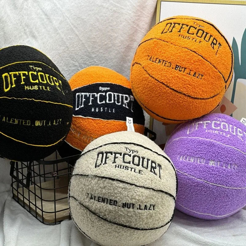 Brehn | Basketball Plüschkissen - Weich und Flauschig - Kinder und Erwachsene - Geburtstagsgeschenk