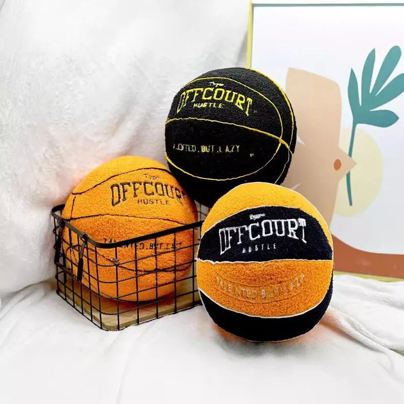 Brehn | Basketball Plüschkissen - Weich und Flauschig - Kinder und Erwachsene - Geburtstagsgeschenk