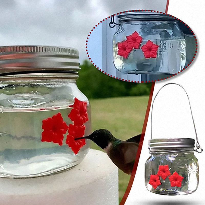 Brehn | Schöner Mason Jar Kolibri-Futterspender