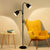 Moderne verstellbare LED Stehlampe mit E27 Sockeldesign | Brehn