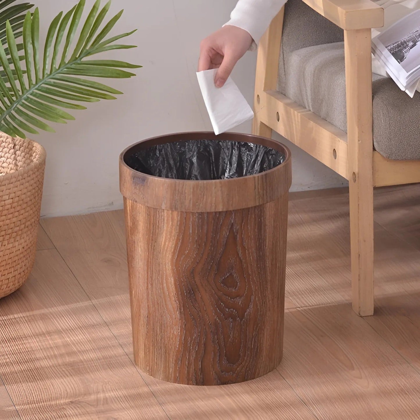 Nordic Style Minimalistische Holzmülltonne | Brehn