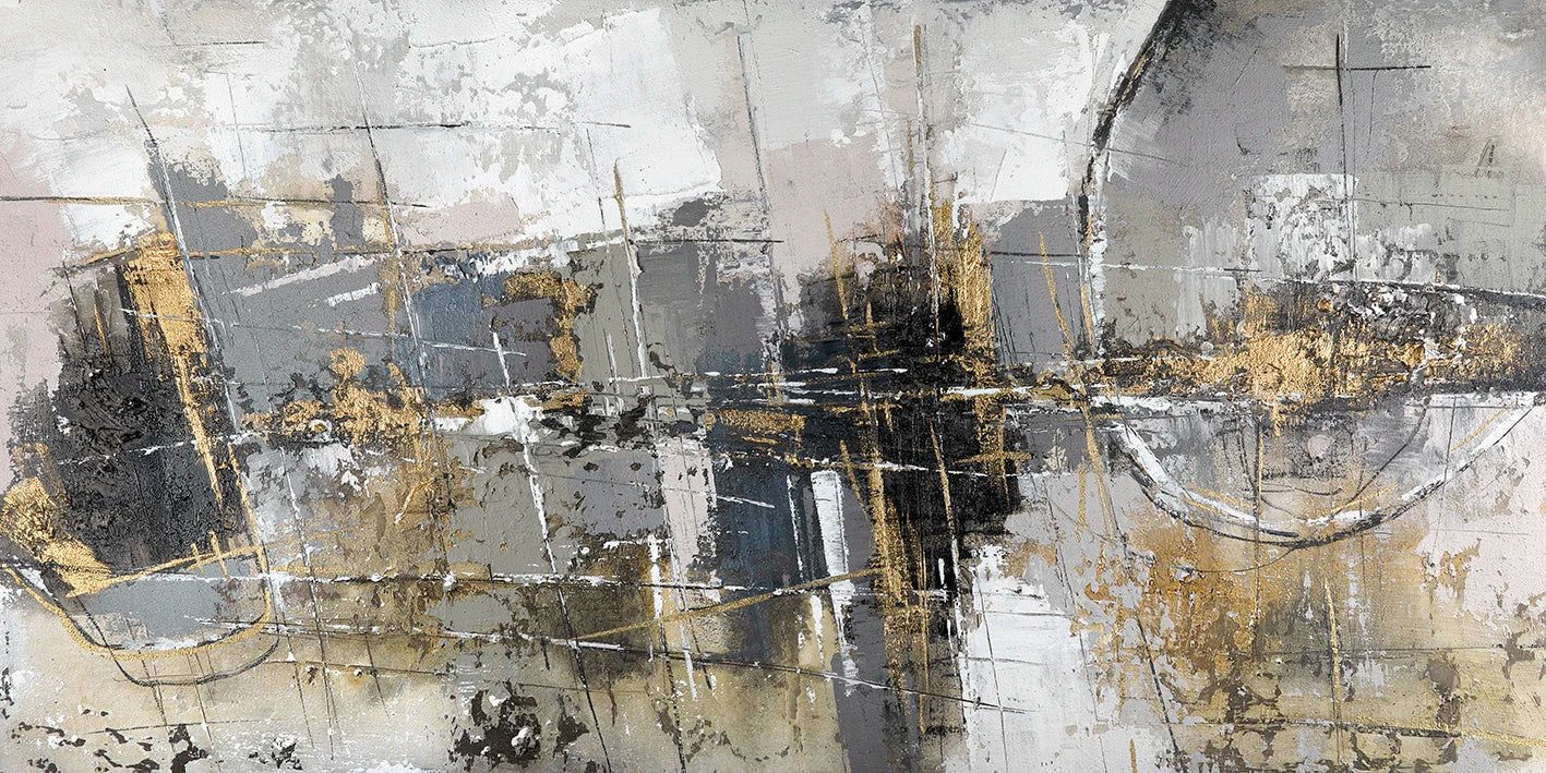 Große Größen zeitgenössische urbane abstrakte Wandkunst Fine Art Leinwanddrucke neutrale Farb Bilder für modernes Apartment Wohnzimmer Home Office Kunst Dekor | Brehn