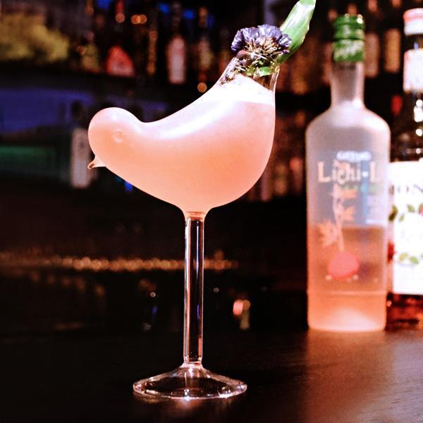 Vogel-förmiges Cocktailglas | Brehn