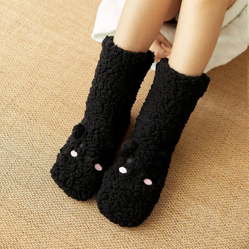 Warme, flauschige Bärensocken | Brehn