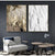 Schwarz Weiß Gold Feder Wandkunst Fine Art Leinwanddrucke Schicke Poster Boutique Mode Bilder Für Wohnzimmer Schlafzimmer Hotel Salon Kunst Dekor