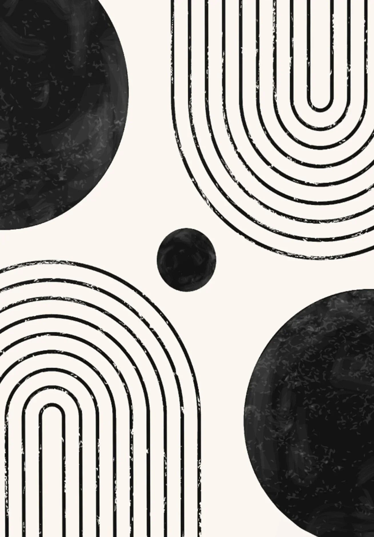 Schwarz Weiß Minimalistische Geometrische Kurven Linienkunst Wandkunst Fein Kunst Leinwanddrucke Bilder Für Modernes Apartment Wohnzimmer Büro Dekor