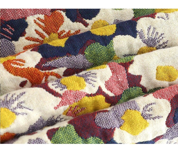 Bloom Pastoral Flower Wurfdecke | Brehn