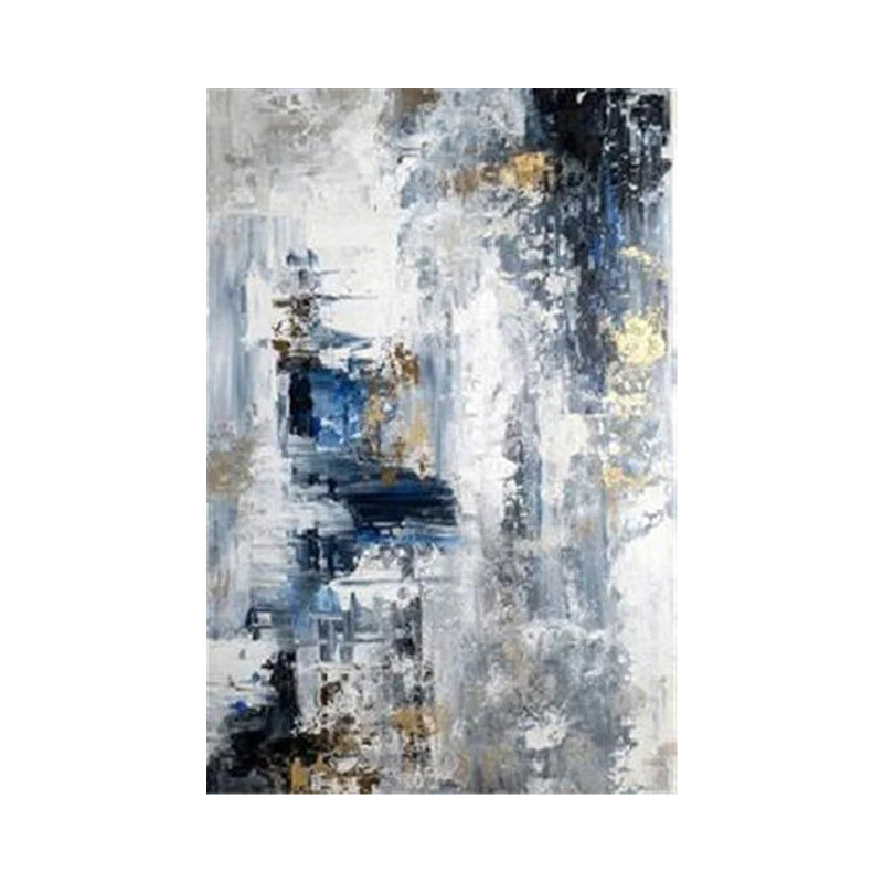Blaustich Grau Zeitgenössische Abstrakte Wandkunst Fine Art Leinwanddrucke Poster Bilder Für Wohnzimmer Home Office Kunst Dekor | Brehn