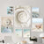 Blauer Ozean Strand Landschaft Tropisches Urlaub Reiseträume Wandkunst Fein Kunst Leinwanddrucke Poster Sommer Galerie Wandbilder für Wohnzimmer Dekor
