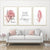 Blush Pink Love Feather Wandkunst Feine Kunst Leinwanddrucke Minimalistische Mode Bilder Für Wohnzimmer Mädchen Schlafzimmer Mode Kunst Dekor | Brehn