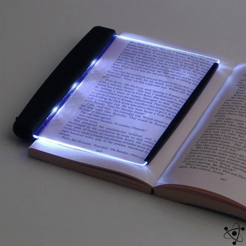 Brehn | LED-Flachbild-Leselampe | Augenschonende Buchbeleuchtung | Gleichmäßige Lichtfeldverteilung | Kompakt & Tragbar | Ideal für Hardcover & Taschenbücher