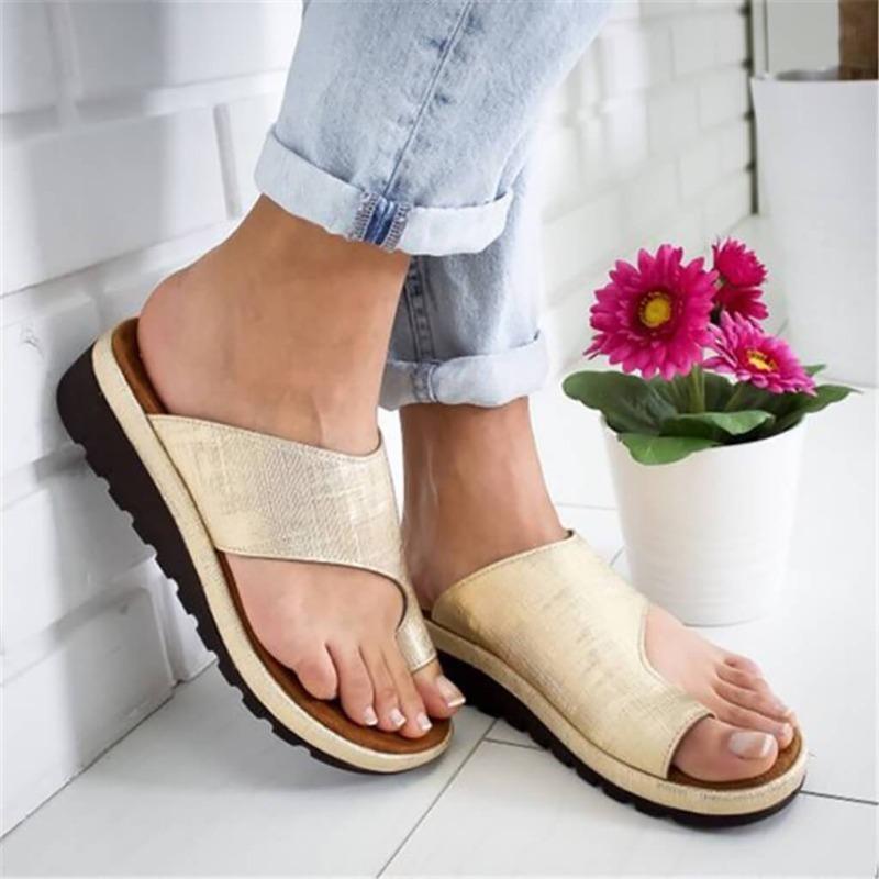 Orthopädische Damensandalen, Hallux Valgus korrigierend