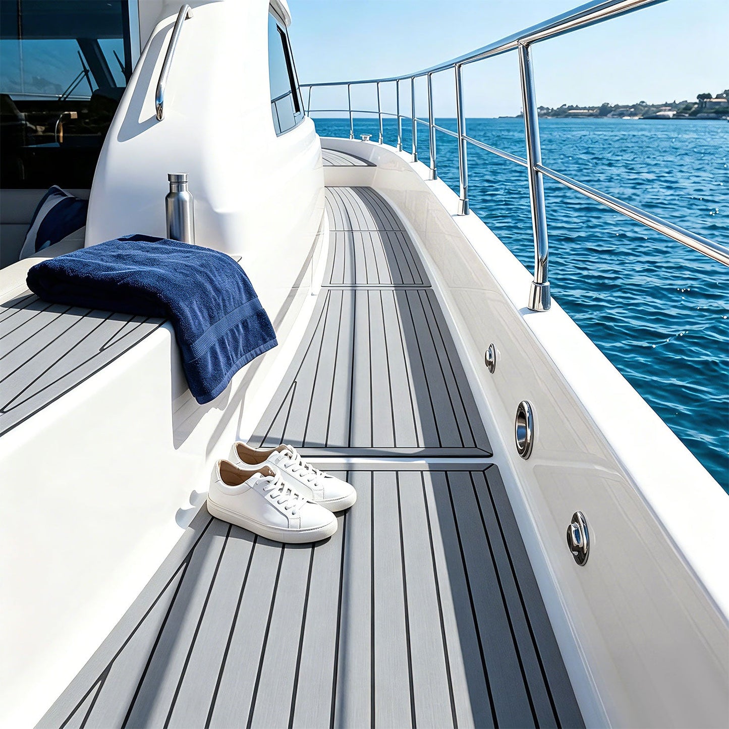 Boot Bodenbelag EVA Teak Bodenbelag Selbstklebend | Brehn