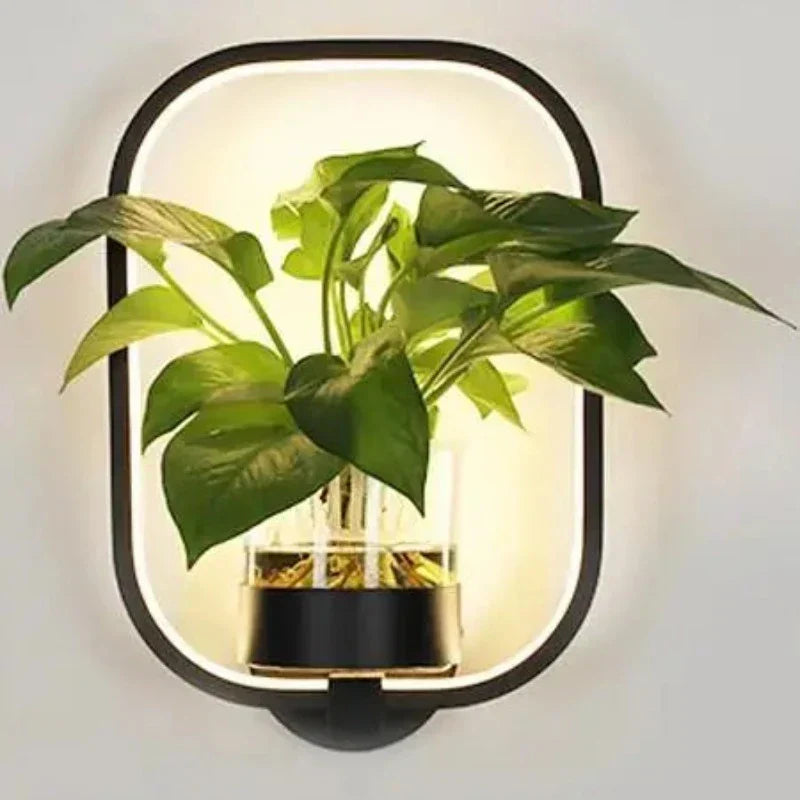 Brehn | Botanische Wandlampe - wandlampe mit pflanze für stilvolle beleuchtung