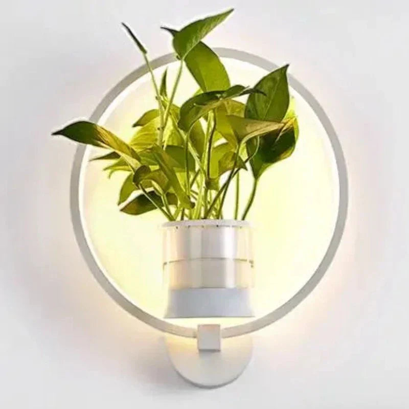 Brehn | Botanische Wandlampe - wandlampe mit pflanze für stilvolle beleuchtung