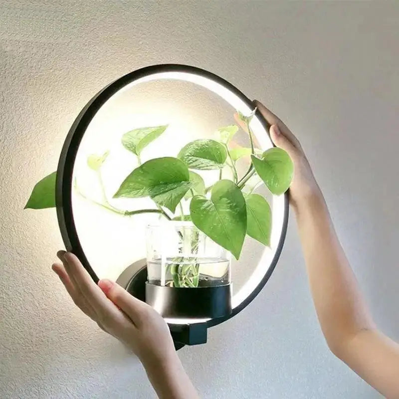 Brehn | Botanische Wandlampe - wandlampe mit pflanze für stilvolle beleuchtung