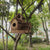 Brehn | Vogelhaus rustikaler Holz-Mehrraum-Futterspender