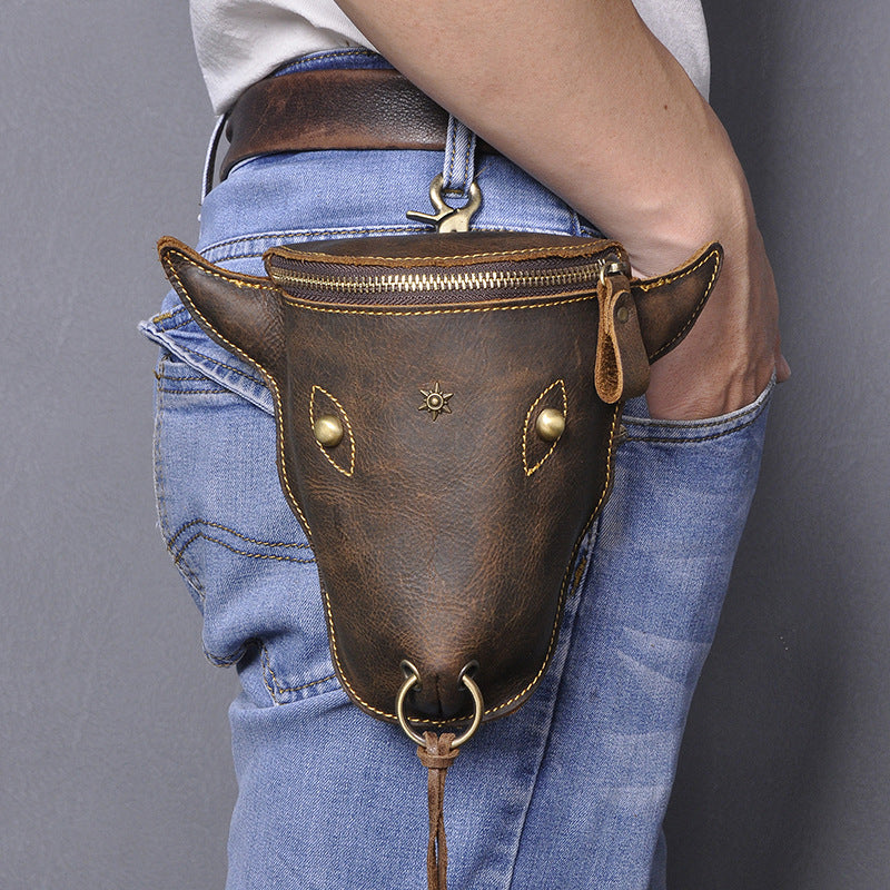Elegante Hüfttasche aus Leder für Herren