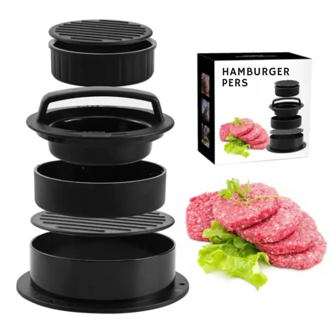 Burgerpresse mit Drehverschluss für perfekte Patties | Brehn