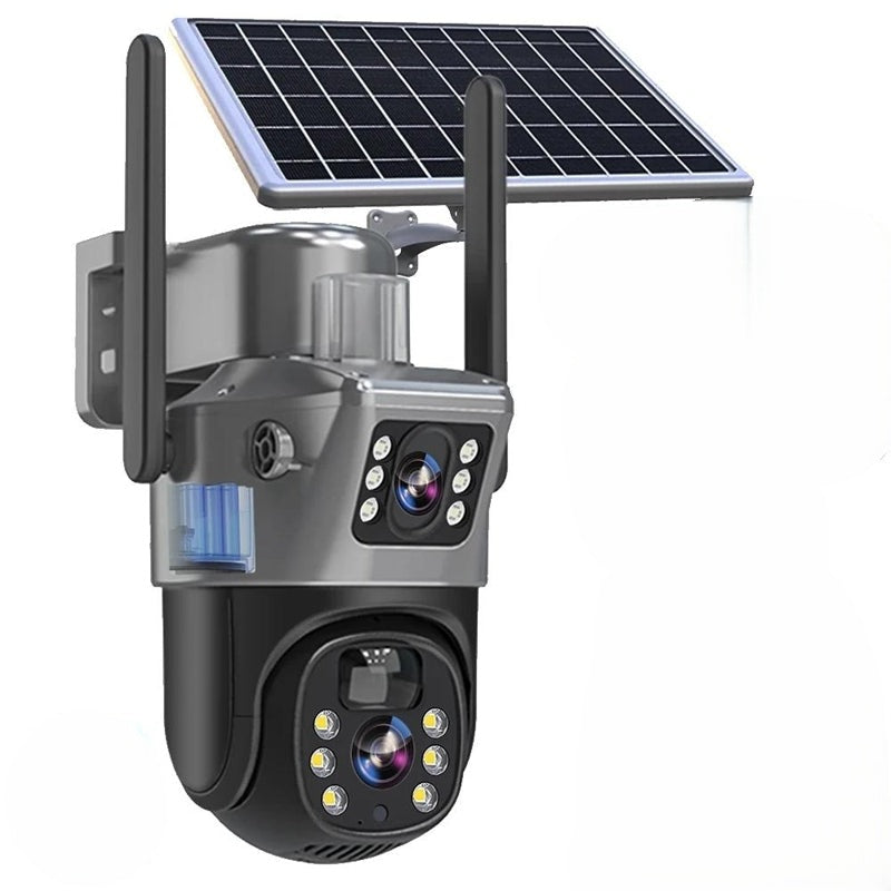 DualGuard Solar 4K – Drahtlose 4K Sicherheitskamera mit Solarpanel und 4G | Brehn