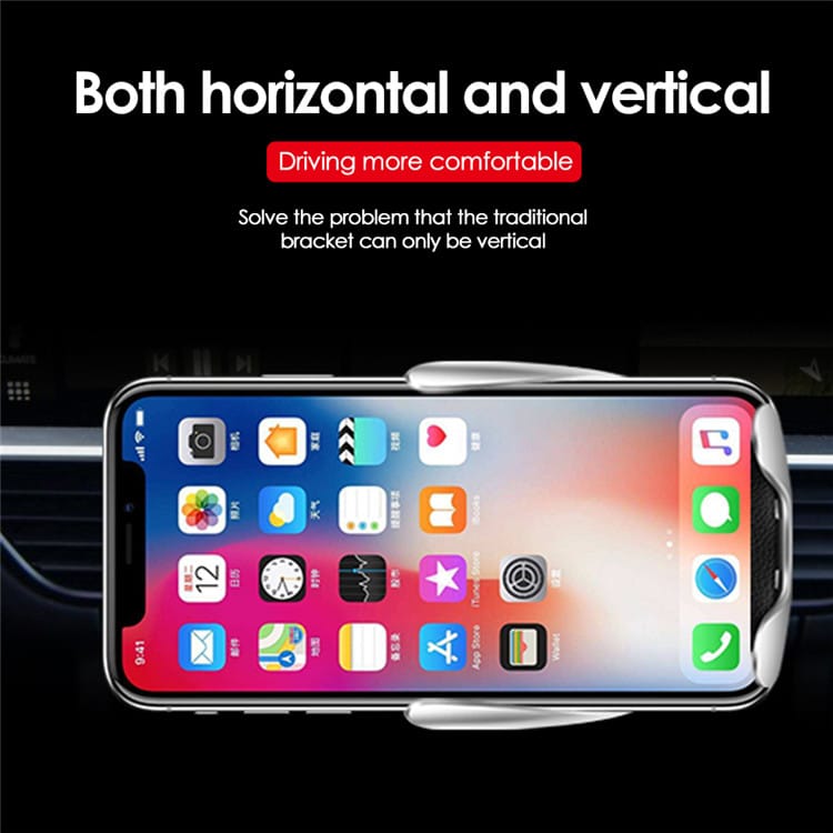 Drahtloses automatisches mobiles Ladegerät und Halterung für das Auto | Brehn
