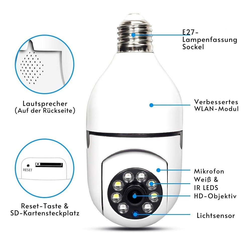 CCTV Kamera 360° Rundumsicht für Sicherheit | Brehn