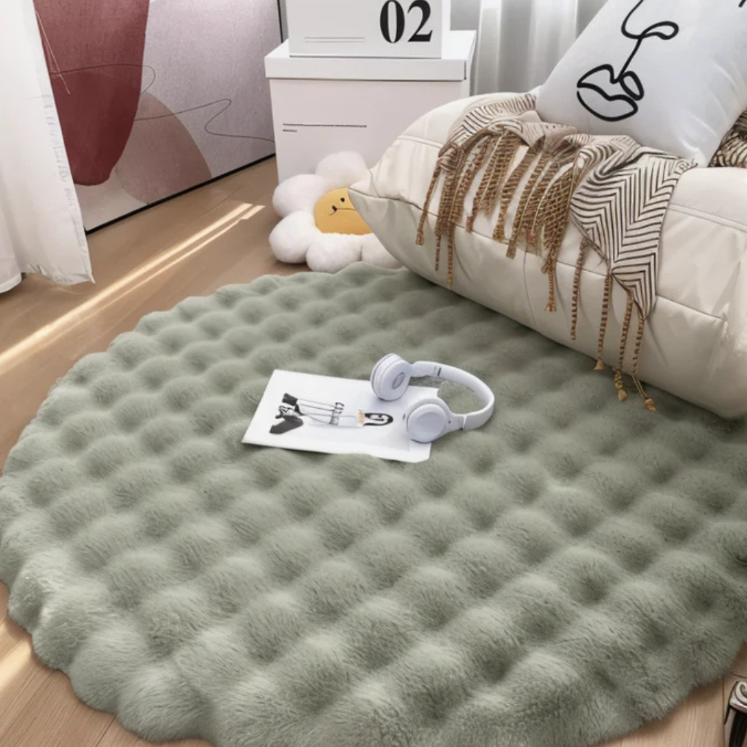 Brehn | Runder Teppich 90x90 Fleece