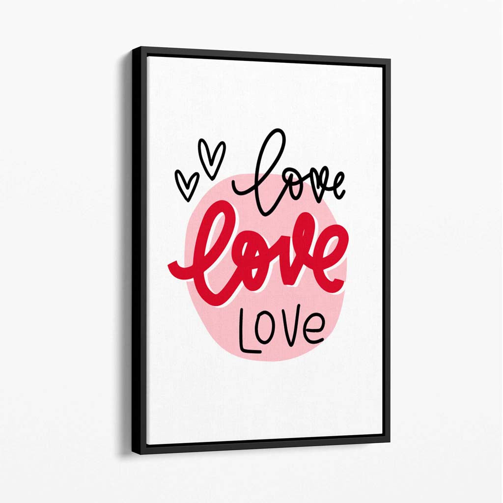Leinwanddruck „Kreis der Liebe“