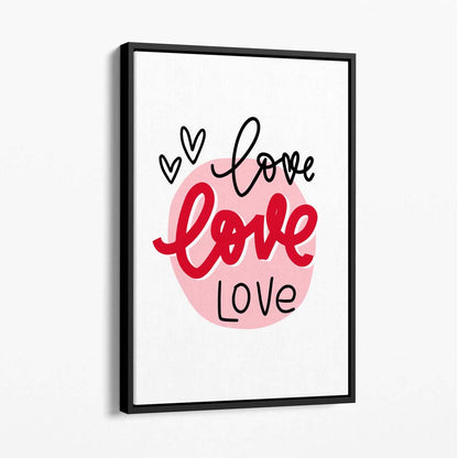 Leinwanddruck „Kreis der Liebe“
