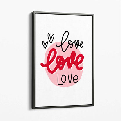 Leinwanddruck „Kreis der Liebe“