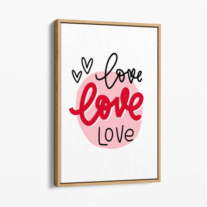 Leinwanddruck „Kreis der Liebe“