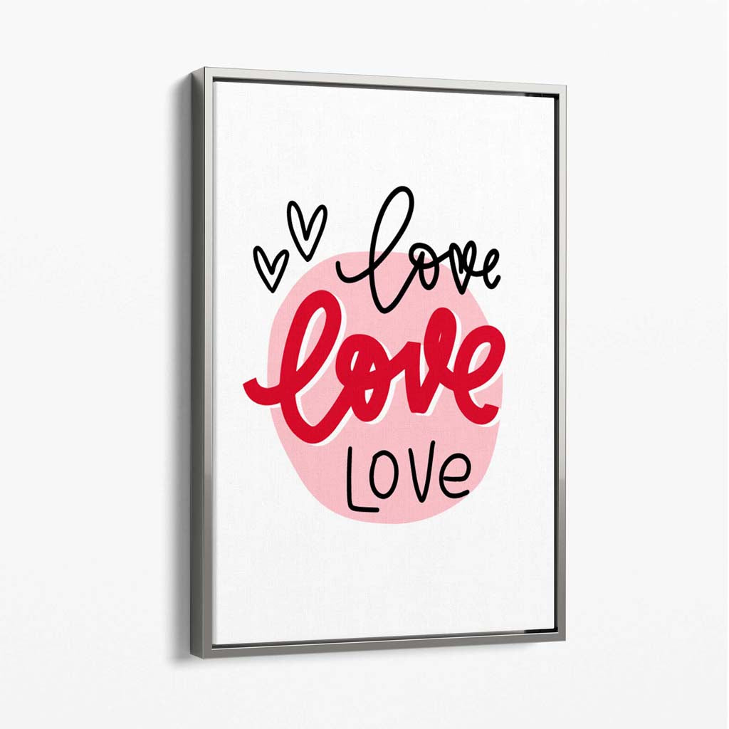 Leinwanddruck „Kreis der Liebe“