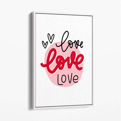 Leinwanddruck „Kreis der Liebe“