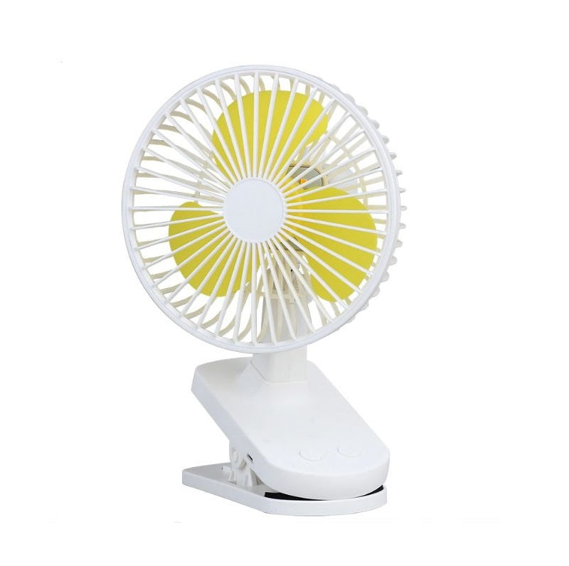 Clip-On Wiederaufladbarer Beweglicher Kopf Tragbarer Ventilator | Brehn