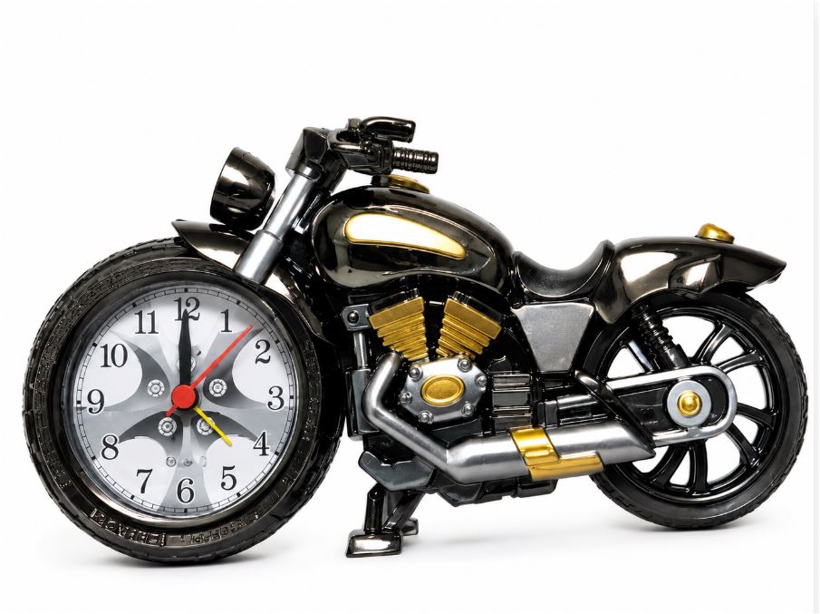 Vintage Motorrad Nachttisch Wecker | Brehn