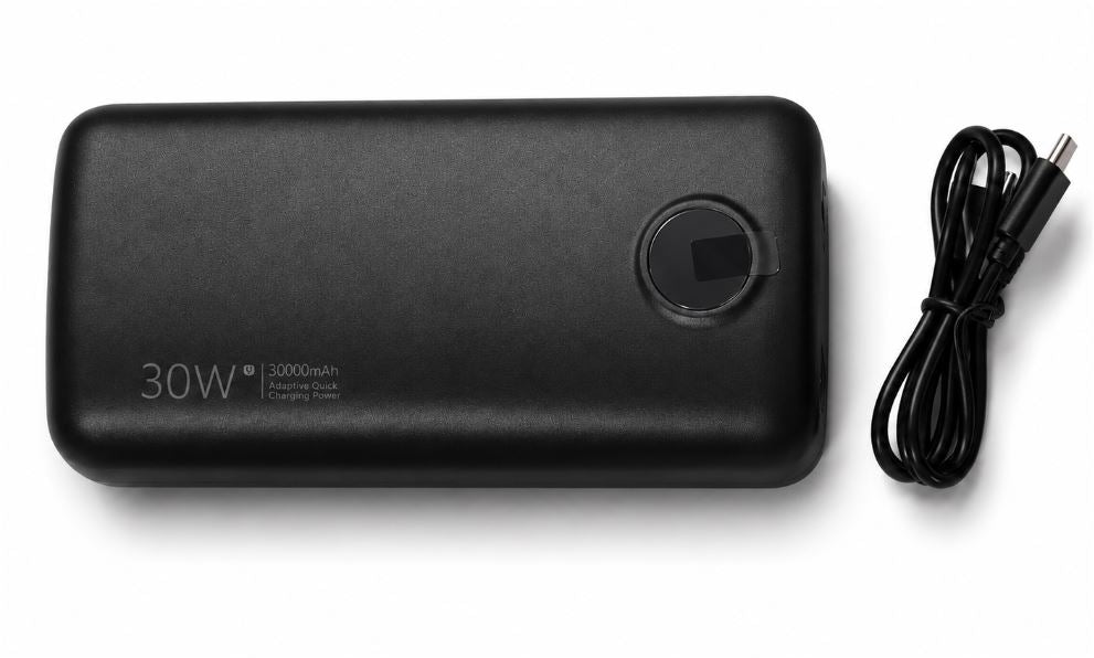 Hochleistungs-Powerbank mit LED-Display und Schnellladefunktion Brehn