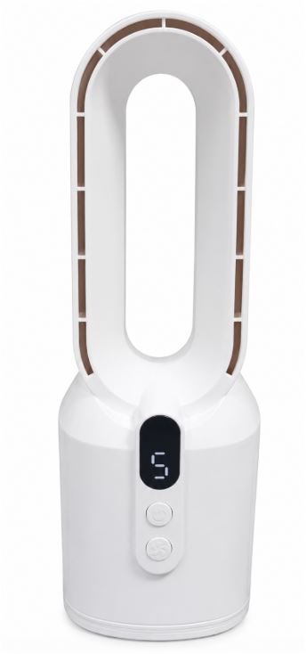 Kühlender bladeless Turmventilator mit HEPA-Luftreiniger und LED-Anzeige Brehn