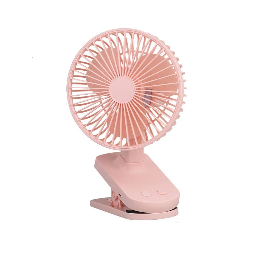 Clip-On Wiederaufladbarer Beweglicher Kopf Tragbarer Ventilator | Brehn