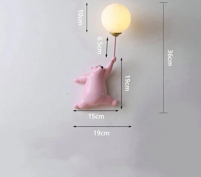 Cartoon Wandleuchte für Kinderzimmer – LED Wandlampe für Kinder | Brehn